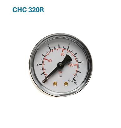 10 Bar Pressure Gauge 50mm rear entry