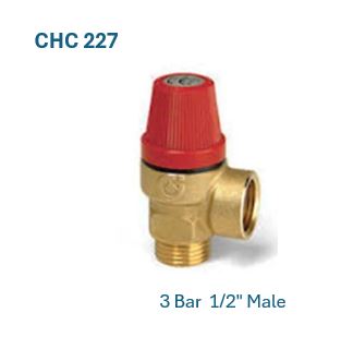 3 Bar Relief Valve, Male 1/2" BSP