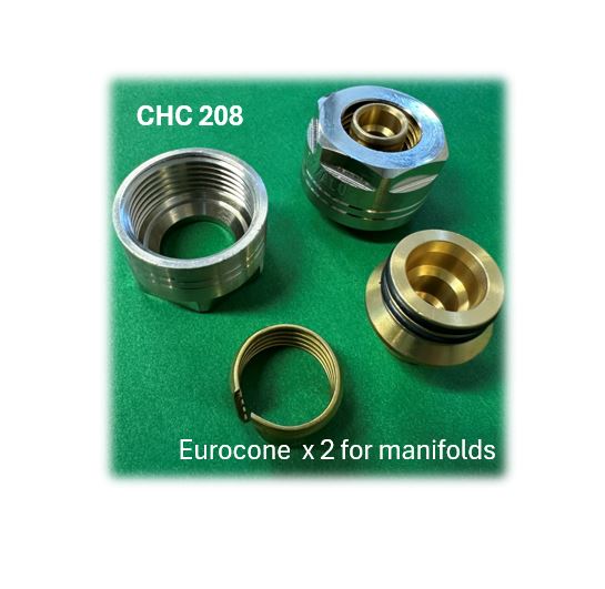 Euro cone connection manifold type X 2