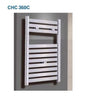 Novara 600w  x 800h Chrome flat profile towel rail