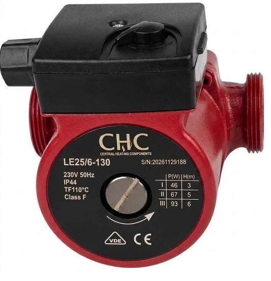 Pump  6m head 3 speed 130mm body