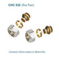 Pair EC adapter  15mm valves to take 16 Multi layer