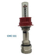 Flow meter assembly including seat