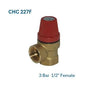 3 Bar Relief Valve, Female  1/2" BSP