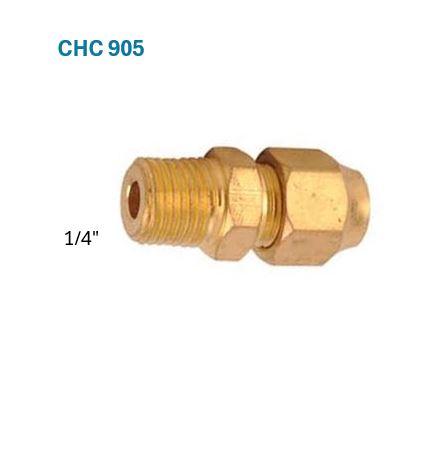 3/8" flare to 1/4" BSPT