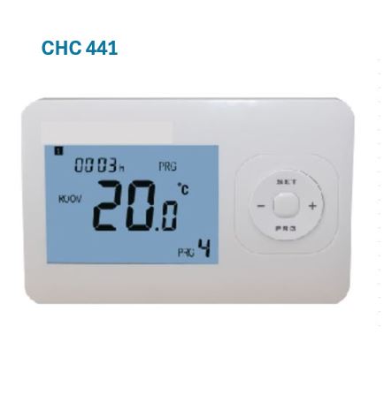 Programable thermostat
(2 wire,2 x AAA)