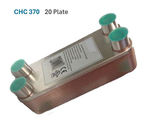 20 Plate Heat Exchanger 3/4" BSP Port