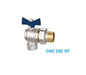 1" BSP Angle union ball valve (blue lever)